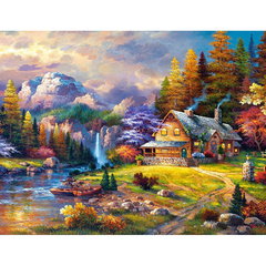Castorland - Puzzle Lupul in salbaticie - 1 500 piese Castorland - Puzzle Lupul in salbaticie - 1 500 piese