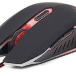 Mouse GEMBIRD Gaming (MUSG-001-R), 2400dpi, USB, red, GEMBIRD