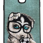 
Carcasa Samsung Galaxy J3 (2017) Lemontti Embroidery Gray Puppy 