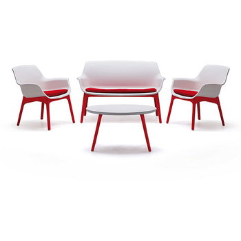 Mobilier gradina si terasa Bica set Luxor 2, canapea 2 locuri, 2 fotolii, masuta, perne incluse 9077.07