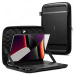 Husa pentru Laptop 13-14" - Spigen Rugged Armor Pro Pouch - Negru