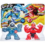 Figurine Goo Jit Zu Dino X-Ray 2 buc Thrash vs Veraptz 41192, Toyoption