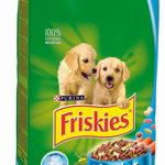 FRISKIES Hrană uscată pentru câini JUNIOR, cu Pui, Legume şi Morcovi, Friskies