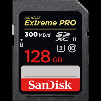 SanDisk Extreme Pro SDXC 128GB 300MB/s 2000x, UHS-II Class 10 (SDSDXPK-128G-GN4IN)