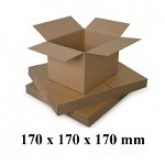 Cutie carton 170 x 170 x 170 mm, natur, 5 straturi CO5, 690 g/mp, 