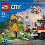 Camion de pompieri pentru toate terenurile LEGO City (60374), LEGO