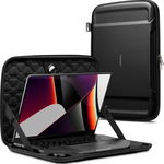 Husa pentru Laptop 15-16" - Spigen Rugged Armor Pro Pouch - Black