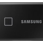 SSD extern Samsung T7 Touch 500GB USB 3.2 Gen2 Securizare Amprenta Negru