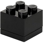Room Copenhagen LEGO Mini Box 4, Lunch box (black), Room Copenhagen