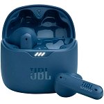 Casti In-Ear JBL Tune Flex, True Wireless, Bluetooth, Active Noise Cancelling, IPX4, JBL Sound Fit, Albastru, JBL