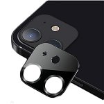 Protectie Camera Usams Metal Si Sticla Securizata Pentru iPhone 12 - Negru