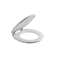 Capac WC universal Savini, închidere simplă, 37,5x44,3 cm, alb