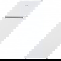 Frigider cu congelator Tesla RD2101H1, 168+37 l, Dezghetare automata, Clasa F, 40 dB, Alb, Tesla