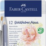 Creioane Colorate Aquarelle 12 culori Pastel GOLDFABER Faber-Castell, Faber Castell