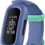 Bratara fitness Fitbit Ace 3 Kids, Cosmic Blue Astro Green, Fitbit