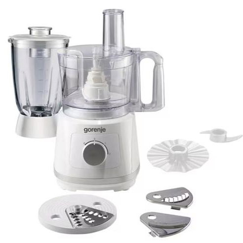 Robot de bucatarie Gorenje SB801W vas 2.4L blender 1.5L 800W 2 trepte de viteza alb-gri