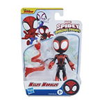 Figurina - Spidey And His Amazing Friends - Miles Morales, 10cm, Negru, 17.8 cm