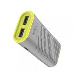 Baterie Externa Hoco Sharp 5200mah ,2x Usb ,gri - B31c