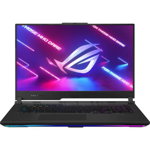 Laptop Gaming ASUS ROG Strix SCAR 17 G733PZ (Procesor AMD Ryzen™ 9 7945HX (64M Cache, up to 5.4 GHz), 17.3inch QHD 240Hz, 32GB, 1TB SSD, nVidia GeForce RTX 4080 @12GB, Win 11 Home, Negru), ASUS