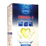 Omega 3 ulei pur de peste, 80 capsule, LYSI