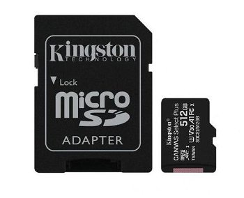 Card de memorie MicroSDXC Kingston Canvas Select Plus, 512GB, Class 10, Adaptor