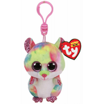 Plus breloc TY 8.5 cm Boos harciog multicolor