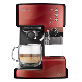 Espressor Manual cu Lapte Prima Latte Red, Breville