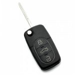 Audi - Carcasa cheie tip briceag, cu 3 butoane - baterie 2032 - CARGUARD, Carguard