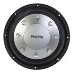 Subwoofer Difuzor Auto Peiying Cu Diametru De 12 Inch , Putere Max 500 W , Magnet 50 Oz , Impedanta 4 Ohmi , 88 Db , Modern , Culoare Negru, Peiying