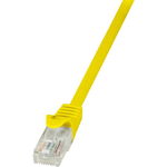 Cablu Patch cord Logilink , cat5e U/UTP 0,25m galben, CP1017U, LogiLink