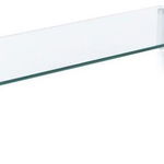 Stativ de sticla multifunctional de birou, pentru monitor, Techly 028504, 560 x 210x 80 mm, pana la 20 kg