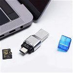 Card reader Kingston, USB 3.1 - A/C, FCR-ML3C, carduri suportate: microSD/SDHC/SDXC, UHS-I, Kingston