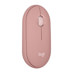 LOGITECH Pebble Mouse 2 M350s Mouse optical 3 buttons wireless Bluetooth 5.2 LE tonal graphite