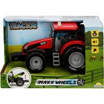 Tractor verde cu lumini si sunete, Maxx Wheels, 18 cm, Maxx Wheels