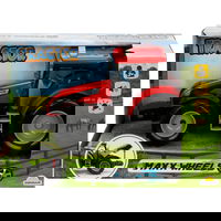 Tractor verde cu lumini si sunete, Maxx Wheels, 18 cm, Maxx Wheels