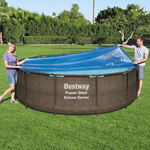 Prelata solara pentru piscina Bestway, Flowclear Solar, rotund, 366 cm