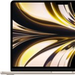 Laptop Apple 13.6'' MacBook Air 13 with Liquid Retina, Apple M2 chip (8-core CPU), 8GB, 512GB SSD, Apple M2 10-core GPU, macOS Monterey, Starlight, INT keyboard, 2022, Apple