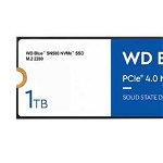 SSD Western Digital Blue SN580, 1TB, M.2, PCIe Gen4 x4, NVMe 1.4b, Western Digital