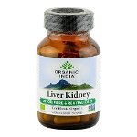 Liver & Kidney Organic India supliment nutritiv (325 mg), bio, 60 capsule (19,5 g), Organic India
