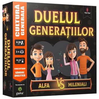 Joc educativ: Duelul generatiilor, -