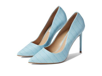 Incaltaminte Femei Steve Madden Vala-C Pump Light Blue Croco, Steve Madden