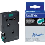 Brother TC791 Tapes 9mm Black ON Green Ribbon Cartridge