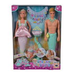 Set de papusi Simba Toys Steffi Love - Familie de sirene cu bebelus
