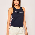 Champion Top Jacquard Logo Tape 112768 Bleumarin Regular Fit, Champion