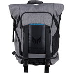 Rucsac laptop gaming acer predator rolltop, 15.6 inch, np.bag1a.290, 1 compartiment, 1.32 kg, poliester, gri