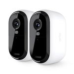 Camera de supraveghere Arlo VMC2250-111EUS Essential (Gen.2) 2 pack, 2MP, Full HD, Color Night Vision, wireless, baterie reincarcabila, microfon si difuzor, reflector integrat, IP65 (Alb), Arlo