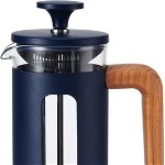 Cafetiera French Press - Pisa - Navy Wood Handle 3 cups | Creative Tops, Creative Tops