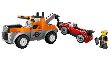 LEGO City: Camioneta de tractare si masina sport 60435, 4 ani+, 101 piese