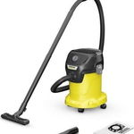 Aspirator Karcher KWD 3 V-17/4/20/F, aspirare umeda si uscata, 1000W, 17l, furtun 2m, Karcher