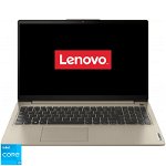Laptop Lenovo 15.6'' IdeaPad 3 15ITL6, FHD, Procesor Intel® Core™ i3-1115G4 (6M Cache, up to 4.10 GHz), 8GB DDR4, 256GB SSD, GMA UHD, No OS, Sand, Lenovo